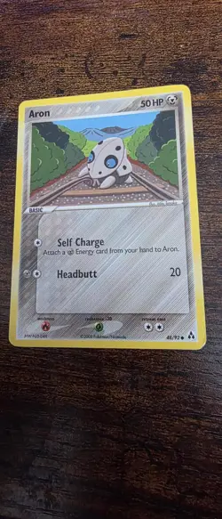 Aron 48/92 Common Legend Maker Pokemon Lightly Played - Image 1