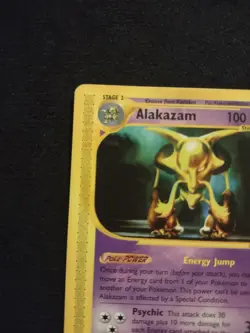 Alakazam 2/144 Pokemon Trading Card Game eCard Skyridge Lightly Played TCG LP - Image 4