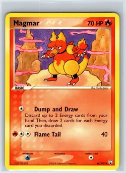 Magmar 44/109 Uncommon Team Rocket Returns Pokemon Lightly Played - Image 1