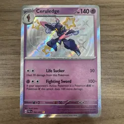Ceruledge 162/091 SV: Paldean Fates Baby Shiny Pokemon TCG - NM/M - Image 1