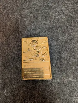1999 MEWTWO #150 Gold Bar Card Limited Edition Burger King Gold Plated Pokemon - Image 2
