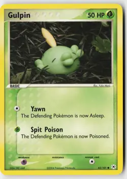 Pokemon Gulpin - 62/101 - Common Hidden Legends LP - Image 1