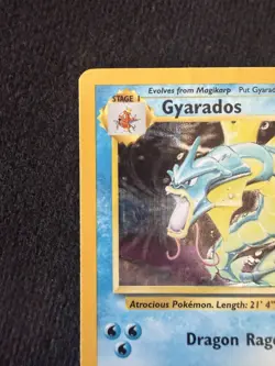 Gyarados 6/102 Holo Holo Rare Base Set Unlimited Pokemon Holo MP - Image 2