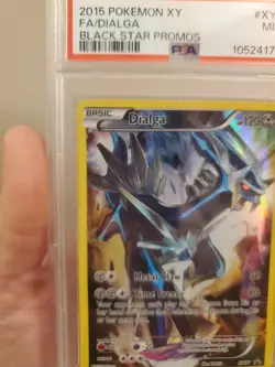 2015 Pokemon XY77 Dialga Psa 9 Rare LOW Pop 103 Black Star Promo - Image 3