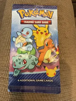 2021 MCDONALDS POKEMON TCG 25th ANNIVERSARY HAPPY MEAL BOOSTER PACK Sealed New - Image 1