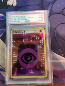 2007 POKEMON POWER KEEPERS PSYCHIC ENERGY #107 HOLO FOIL PSA 9 MINT #60813590 - Image 1