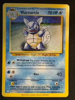 Wartortle 002/034 CLB Classic Collection Holo Pokemon NM - Image 1