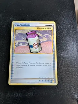 Moomoo Milk (#1) 1/30 Common HGSS Trainer Kit: Gyarados & Raichu Pokemon MP - Image 1