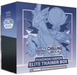Pokemon TCG: SW&SH Chilling Reign POKEMON CENTER Elite Trainer Box SEALED - Image 2