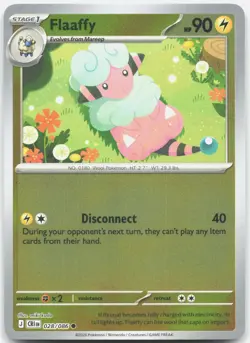 Flaaffy 028/086 Common Chaos Rising Pokemon Reverse Holo Near Mint - Image 1