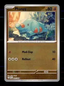 Phanpy 044/086 Common Chaos Rising Pokemon Reverse Holo Near Mint - Image 1