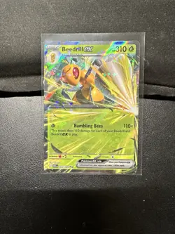 Beedrill ex 003/086 Chaos Rising Pokemon Holo NM Double Rare - Image 1
