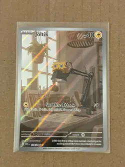 Joltik 116/086 IR White Flare Pokemon TCG Illustration Rare NM Condition - Image 1