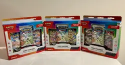 Lot Of 3 Pokemon First Partner Illustration Collection Series 2 New Sealed - Image 1