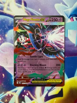 MEGA FLOETTE EX 035/086 CHAOS RISING Holo Double Rare Pokemon - Image 1