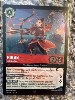 Mulan - Elite Archer Legendary Ursula's Return 114/204 Disney Lorcana NM - Image 1