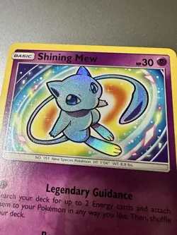 Shining Mew 40/73 Shining Legends Holo Rare Pokemon TCG - Image 1