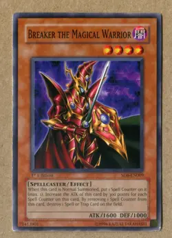 Yu-Gi-Oh 1st Edition SD6-EN009 Breaker Magical Warrior SPELLCASTER EFFECT CARD - Image 2