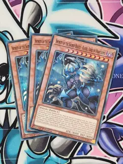 YUGIOH X3 CORI-EN007 Infinity of the Sacred Beasts - Raviel Super Rare PLAYSET - Image 1