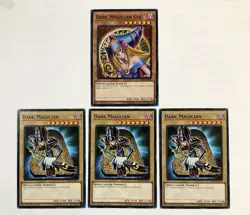 YuGiOh Dark Magician Girl x1 LEDD-ENA02 + x3 Dark Magician LEDD 1st Light Play - Image 1
