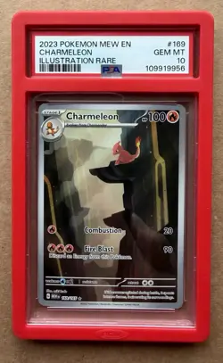 Pokemon Charmeleon Scarlet & Violet 151 169/165 Illustration Rare Holo PSA 10 - Image 1