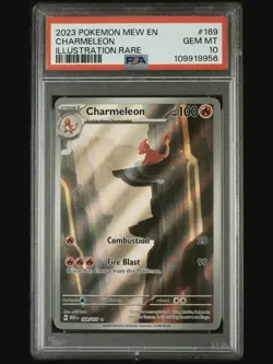 Pokemon Charmeleon Scarlet & Violet 151 169/165 Illustration Rare Holo PSA 10 - Image 2