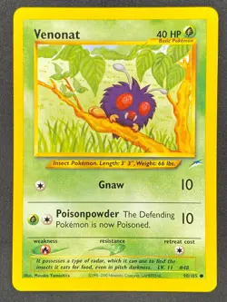 Pokemon Venonat 90/105 N4 Neo Destiny Unlimited LP/NM - Image 1