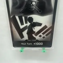 One Piece TCG Special DON!! Card (LUFFY) OP-PR Promo YOUR TURN +1000 SEALED - Image 3