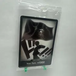 One Piece TCG Special DON!! Card (LUFFY) OP-PR Promo YOUR TURN +1000 SEALED - Image 5
