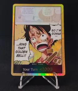 One Piece TCG DON!! Card (Luffy) (Gold) - Adventure on Kami's Island - Image 1