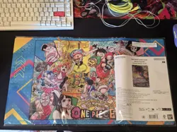ONE PIECE Official Playmat & Promo Luffy Card Limited Edition Vol.5 EB02-010 NEW - Image 1