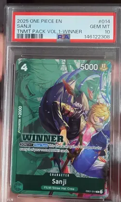 Sanji (Winner Pack 2025 Vol. 1) EB01-014 One Piece Promotion Cards Foil - Image 1