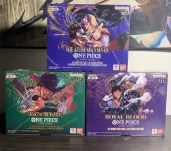 ONE PIECE BOOSTER BOX LOT of 3!!! OP-10/OP-12/OP-14 SEALED ENGLISH NEW - Image 1