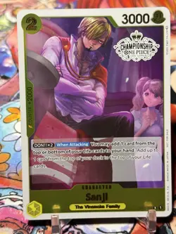 SANJI - One Piece OP03-102 - PROMO Store Championship Participation Pack Vol. 2 - Image 1
