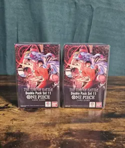 (Lot of 2) One Piece - OP-16 - The Time of Battle - Double Pack Set Vol 11 - Image 1