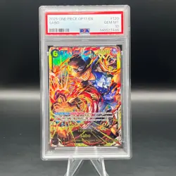 Sabo PSA 10 2025 One Piece OP13-120 Carrying On His Will Secret Rare SEC Foil OP - Image 1