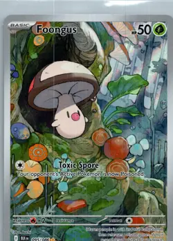 Foongus 095/086 Holo Illustration Rare Black Bolt Pokemon Near Mint - Image 1