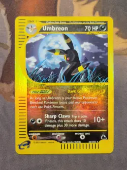 1x Umbreon (Reverse Holo) 32/144 - Skyridge Rare Pokemon MP - Image 1