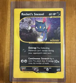 Rocket’s Sneasel #5, Best of Game Winner Promo, Jumbo / Oversized Pokemon Card - Image 1