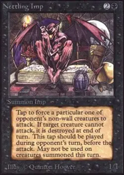 MTG magic cards 1x Nettling Imp Unlimited Light Play, English - Image 1
