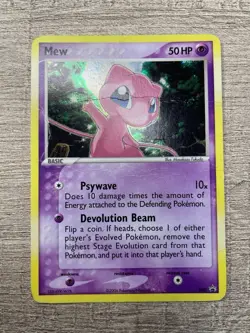 RESERVED Pokemon TCG Mew Holo Promo 2-Card Lot 2006 POP Series 2/EX Legend Maker - Image 2