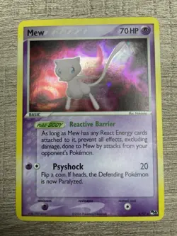 RESERVED Pokemon TCG Mew Holo Promo 2-Card Lot 2006 POP Series 2/EX Legend Maker - Image 5