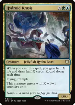 x1 Hydroid Krasis R MTG Commander: Secrets of Strixhaven M/NM, English - Image 1