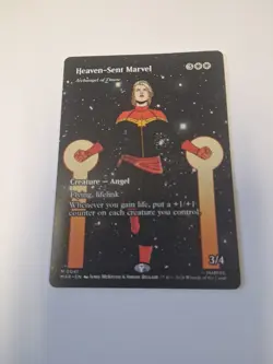 MTG Heaven-Sent Marvel - Archangel of Thune (Borderless) Marvel Universe - Image 1
