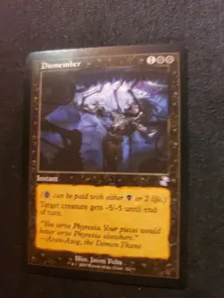 Mtg - Dismember - Time Spiral: Remastered (TSR) -Uncommon - #322 - NM - Image 3
