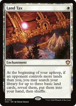 MTG Land Tax, NM-Mint, English Commander: Secrets of Strixhaven - Image 1