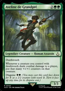 4x Aveline de Grandpre MTG - Universes Beyond: Assassin's Creed - Moderate Play - Image 1