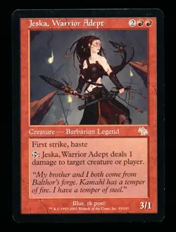 * * 1x Jeska, Warrior Adept x1 * * Judgment MTG VLP Very Lightly Played - Image 1