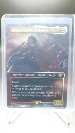 Merry, Esquire of Rohan (Borderless Foil) 437 MTG: Lord of the Rings - Image 1