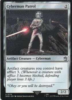 MTG: Doctor Who: Cyberman Patrol: Lightly Played Condition - Image 1